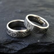 Trauringe Weißgold handgemacht Goldschmied Ortenaukreis